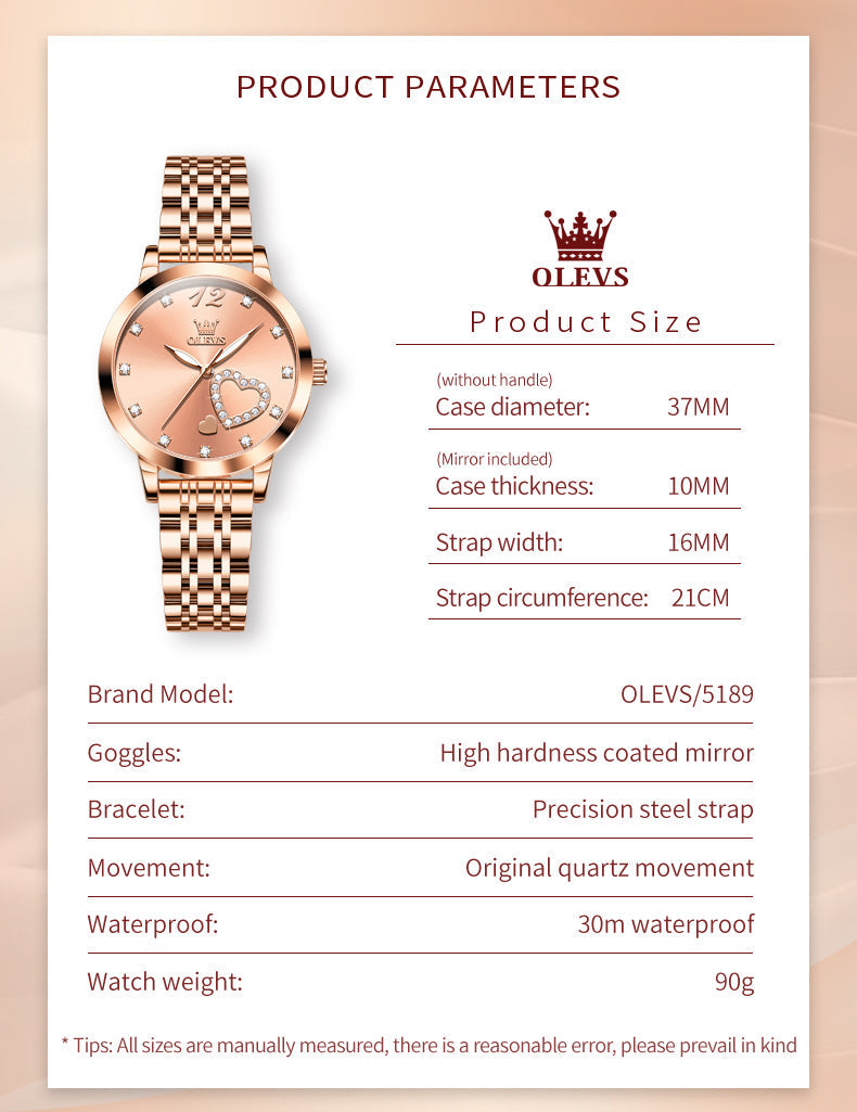 OLEVS 5189 ROSE