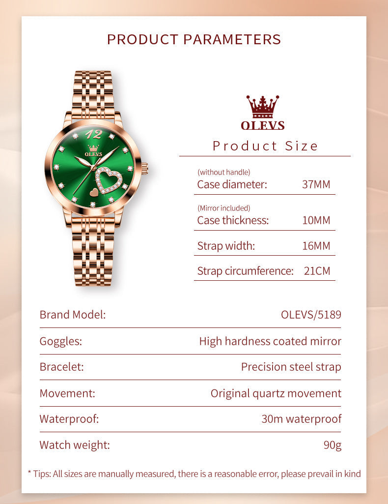 OLEVS 5189 ROSE