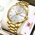 Gold strap -White Dial