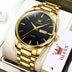 Gold strap - Black dial