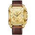 Brown Strap - Full Gold Dial