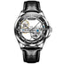 Black Strap - Black Dial Silver Trim