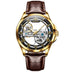 Brown Strap - Black Dial Gold Trim