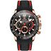 Black Strap-Black Dial Rose gold Trim
