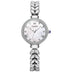 Silver Strap-White Dial Silver Trim